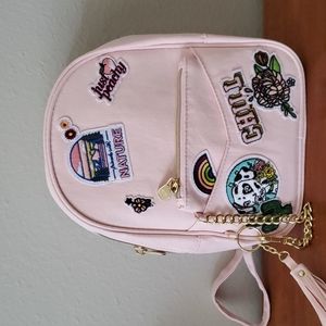 2/$15 Cute denim backpack NWT